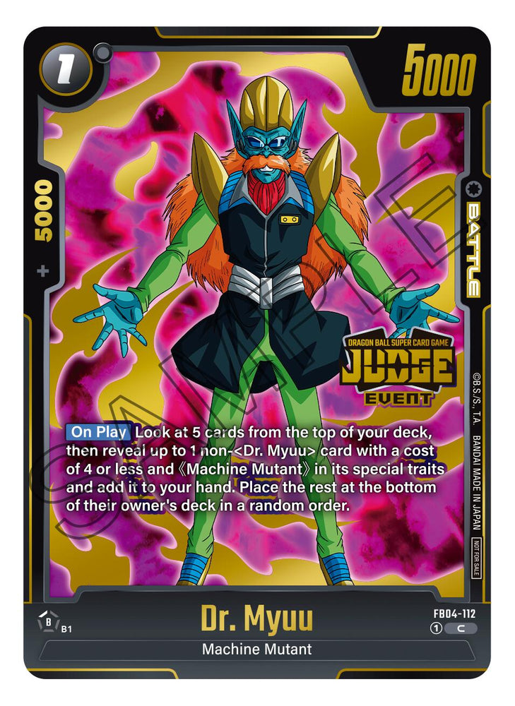 Dr. Myuu (Judge Pack 03 - Event Judge) [Fusion World Promotion Cards]