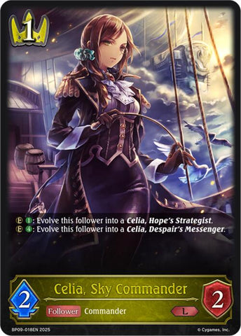 Celia, Sky Commander (BP09-018EN) [Duet of Dawn and Dusk]