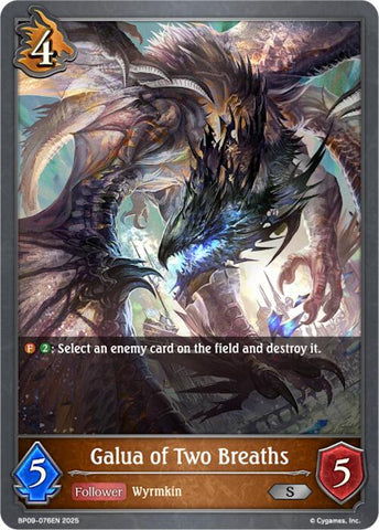 Galua of Two Breaths (BP09-076EN) [Duet of Dawn and Dusk]