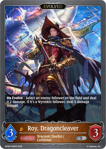 Roy, Dragoncleaver (Evolved) - P26EN (Foil) (BP09-P28EN) [Duet of Dawn and Dusk]