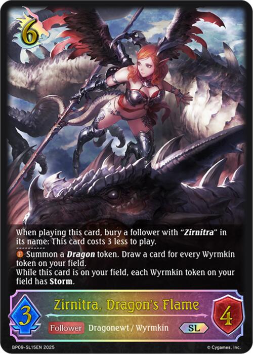 Zirnitra, Dragon's Flame (SL) (BP09-SL15EN) [Duet of Dawn and Dusk]