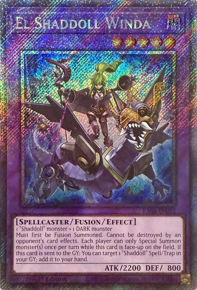 El Shaddoll Winda [RA04-EN052] Platinum Secret Rare