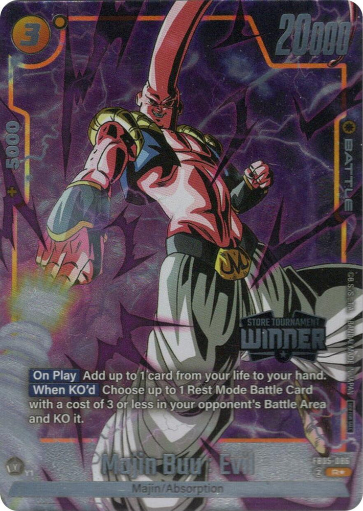Majin Buu : Evil (Tournament Pack -Winner- 06) [Fusion World Tournament Cards]