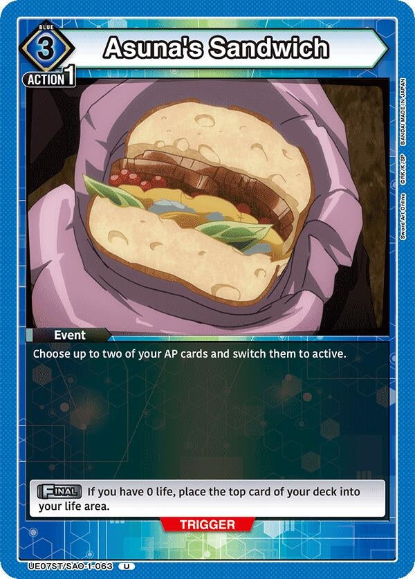 Image for Asuna's Sandwich (UE07ST) (UE07ST/SAO-1-063) - Union Arena