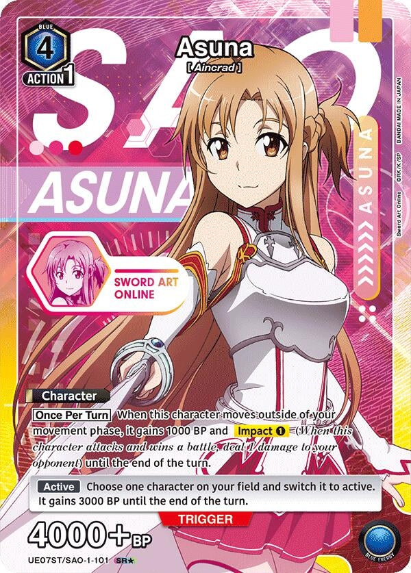 Image for Asuna (101) (SR*) (UE07ST) (UE07ST/SAO-1-101) - Union Arena