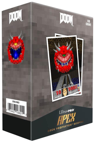 Ultra PRO: 105ct Standard Sleeves (APEX) - Cacodemon