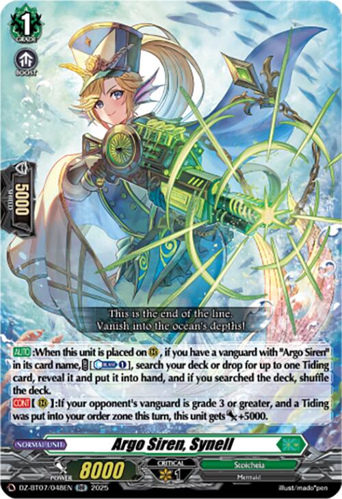 Argo Siren, Synell (DZ-BT07/048EN) [Moon Fangs & Cerulean Blaze]