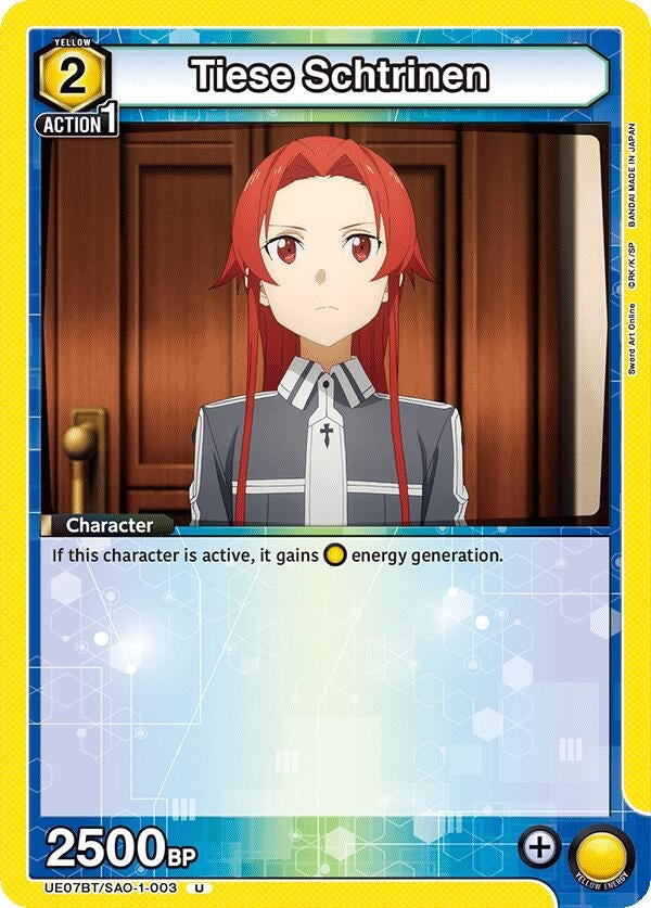 Image for Tiese Schtrinen (UE07BT) (UE07BT/SAO-1-003) - Union Arena