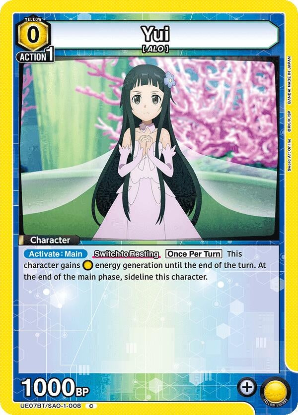 Image for Yui (008) (UE07BT/SAO-1-008) - Union Arena