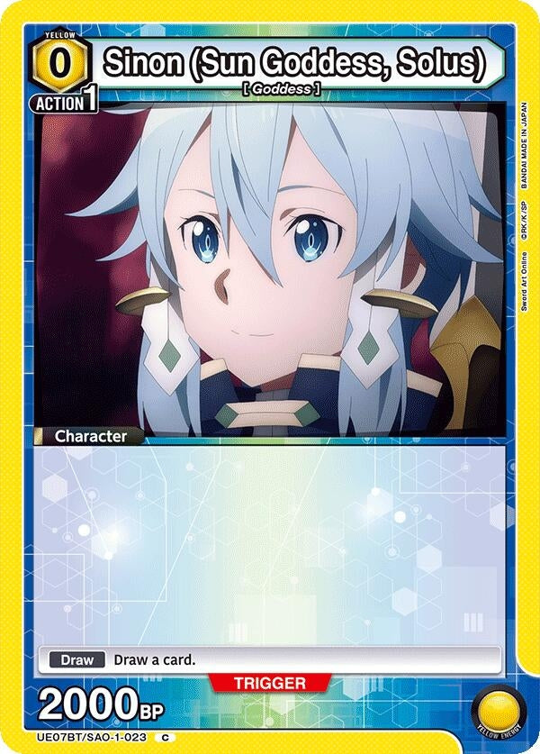 Image for Sinon (Sun Goddess, Solus) (023) (UE07BT/SAO-1-023) - Union Arena