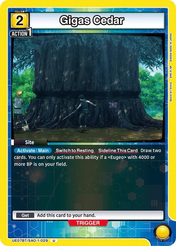 Image for Gigas Cedar (UE07BT/SAO-1-029) - Union Arena