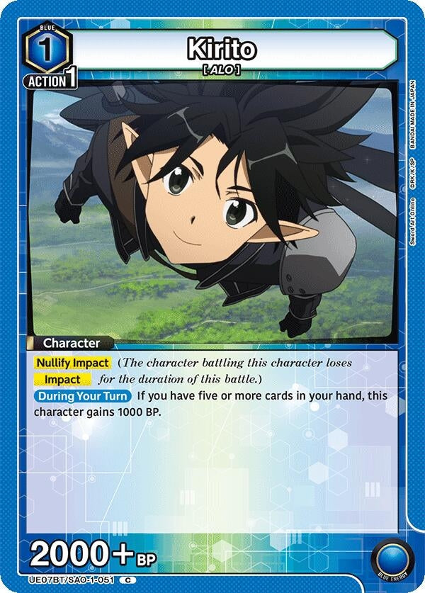 Image for Kirito (051) (UE07BT/SAO-1-051) - Union Arena