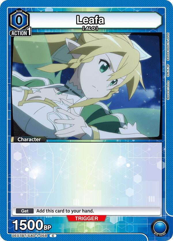 Image for Leafa (058) (UE07BT/SAO-1-058) - Union Arena