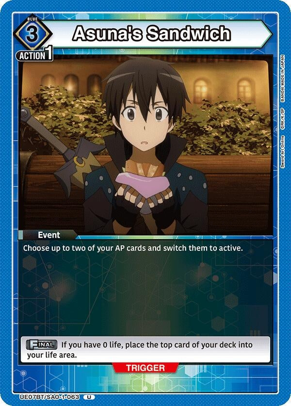 Image for Asuna's Sandwich (UE07BT/SAO-1-063) - Union Arena