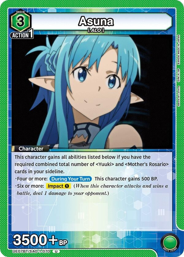 Image for Asuna (070) (UE07BT/SAO-1-070) - Union Arena