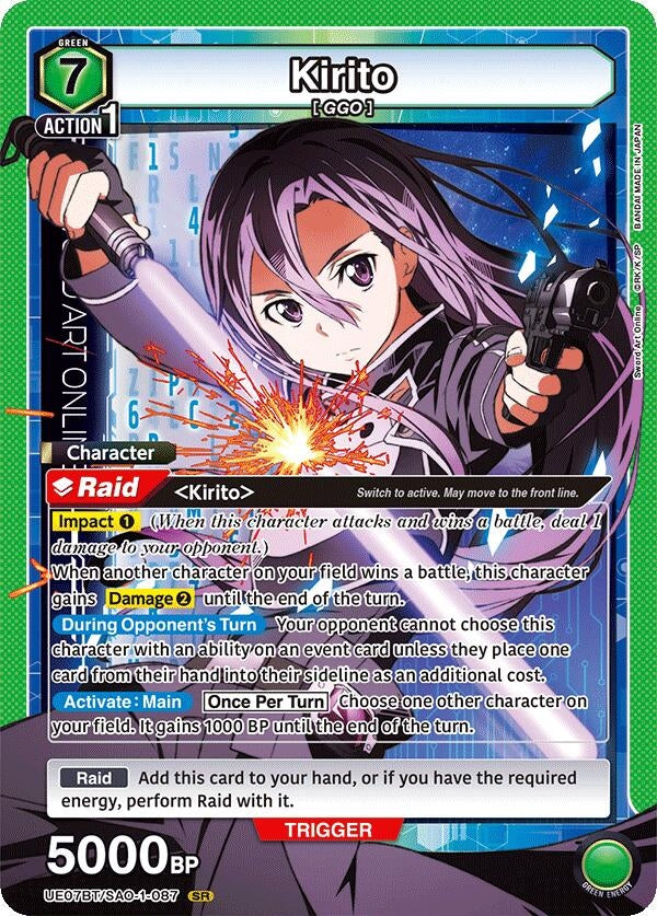 Image for Kirito (087) (UE07BT/SAO-1-087) - Union Arena