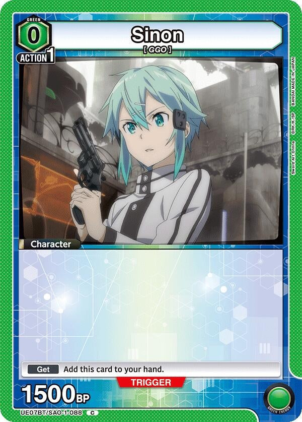 Image for Sinon (088) (UE07BT/SAO-1-088) - Union Arena