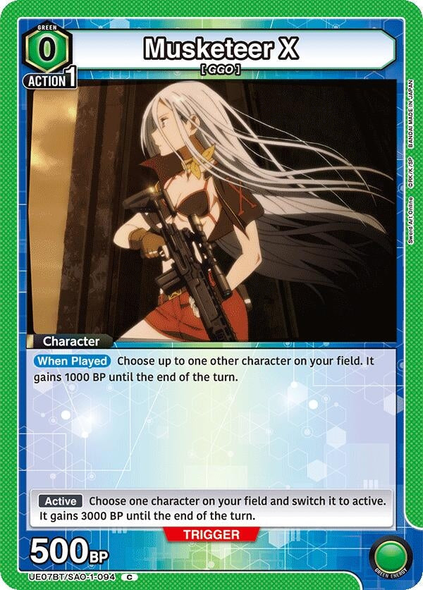 Image for Musketeer X (UE07BT/SAO-1-094) - Union Arena