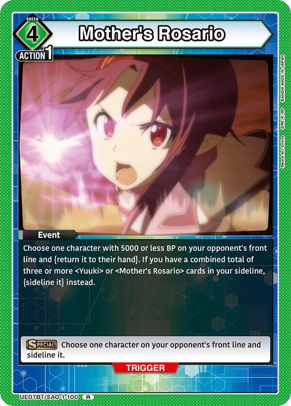 Image for Mother's Rosario (UE07BT/SAO-1-100) - Union Arena