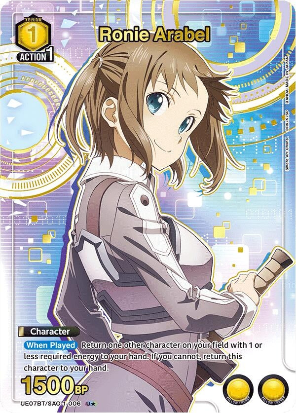 Image for Ronie Arabel (U*) (UE07BT/SAO-1-006) - Union Arena