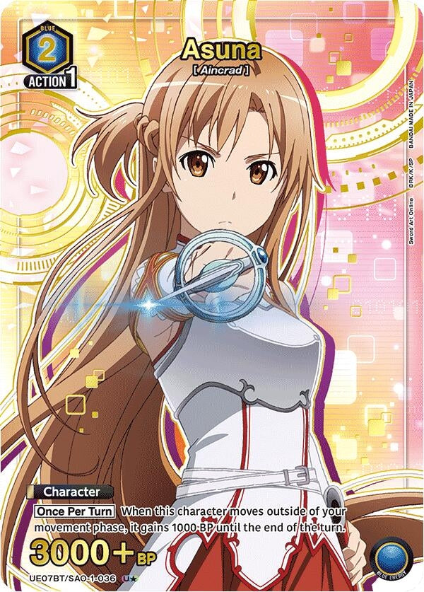Image for Asuna (036) (U*) (UE07BT/SAO-1-036) - Union Arena