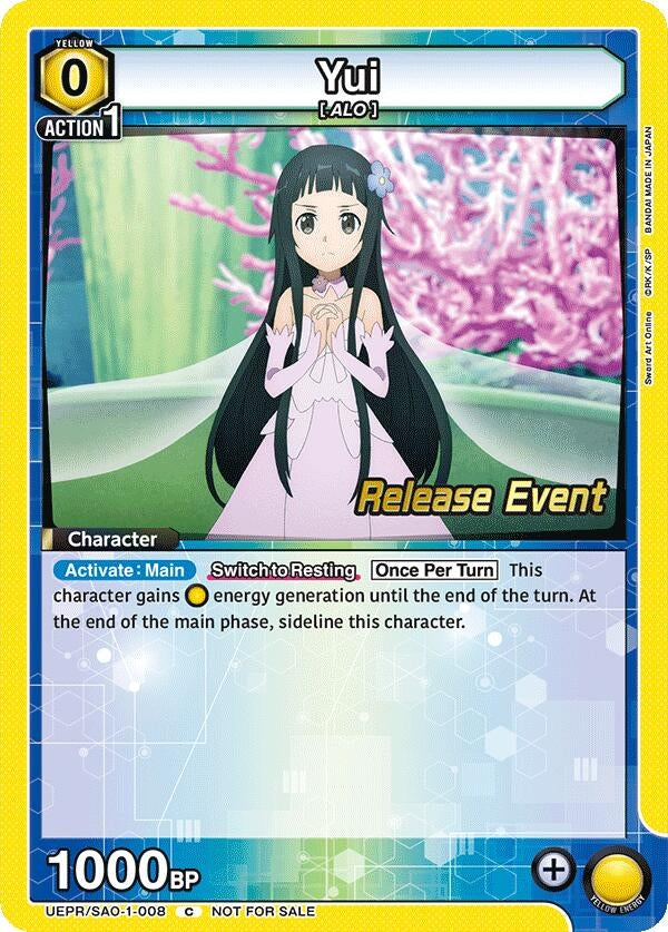 Image for Yui (008) (UE07BT_RE) (UEPR/SAO-1-008) - Union Arena