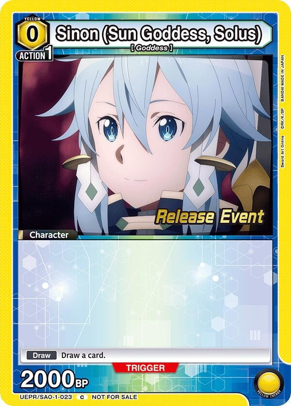 Image for Sinon (Sun Goddess, Solus) (023) (UE07BT_RE) (UEPR/SAO-1-023) - Union Arena