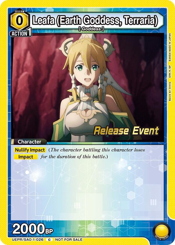Image for Leafa (Earth Goddess, Terraria) (026) (UE07BT_RE) (UEPR/SAO-1-026) - Union Arena
