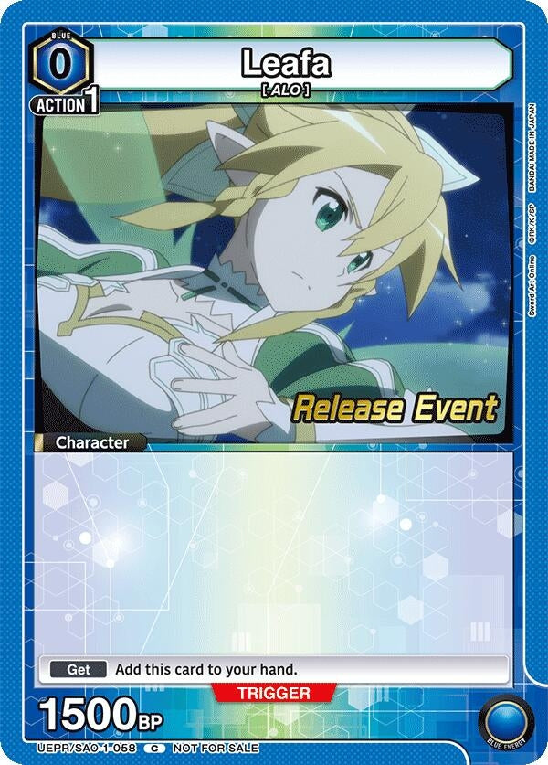 Image for Leafa (058) (UE07BT_RE) (UEPR/SAO-1-058) - Union Arena