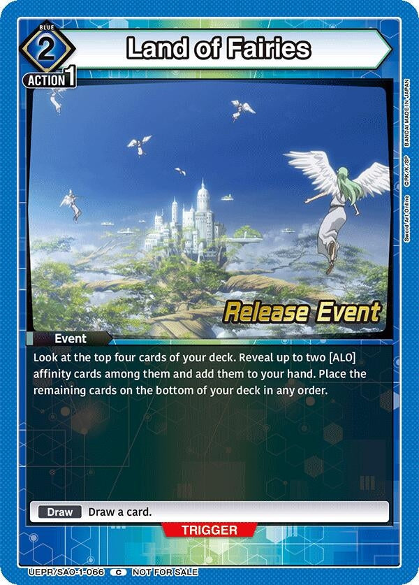 Image for Land of Fairies (UE07BT_RE) (UEPR/SAO-1-066) - Union Arena