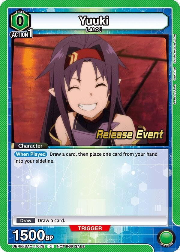 Image for Yuuki (078) (UE07BT_RE) (UEPR/SAO-1-078) - Union Arena