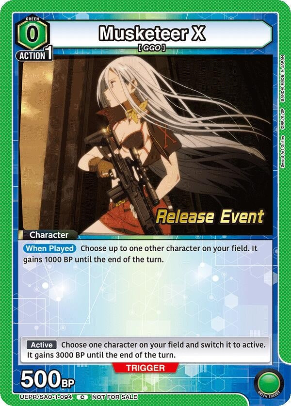 Image for Musketeer X (UE07BT_RE) (UEPR/SAO-1-094) - Union Arena