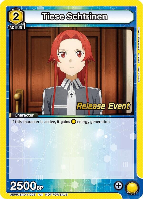 Image for Tiese Schtrinen (UE07BT_RE) (UEPR/SAO-1-003) - Union Arena