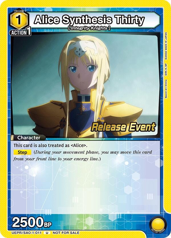 Image for Alice Synthesis Thirty (011) (UE07BT_RE) (UEPR/SAO-1-011) - Union Arena