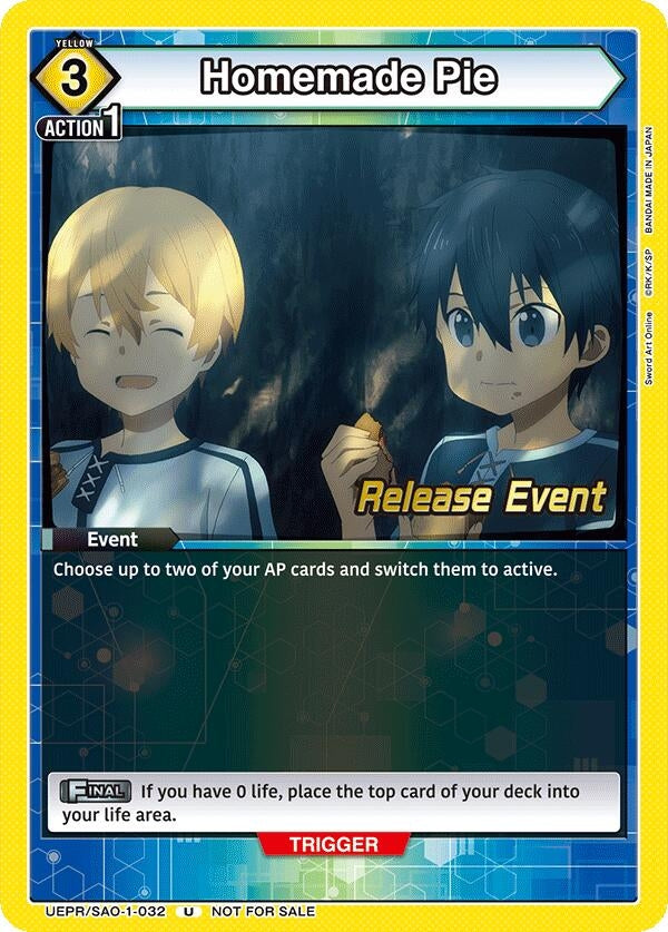 Image for Homemade Pie (UE07BT_RE) (UEPR/SAO-1-032) - Union Arena