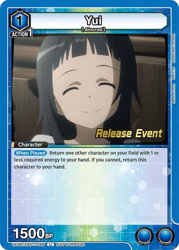 Image for Yui (046) (UE07BT_RE) (UEPR/SAO-1-046) - Union Arena