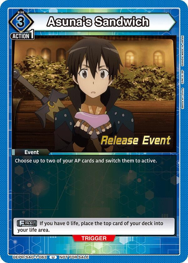 Image for Asuna's Sandwich (UE07BT_RE) (UEPR/SAO-1-063) - Union Arena
