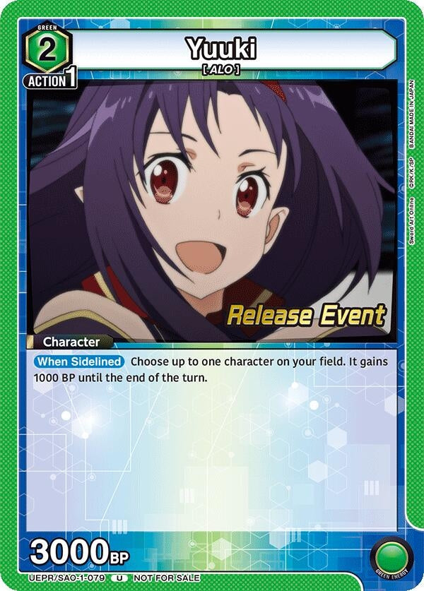 Image for Yuuki (079) (UE07BT_RE) (UEPR/SAO-1-079) - Union Arena