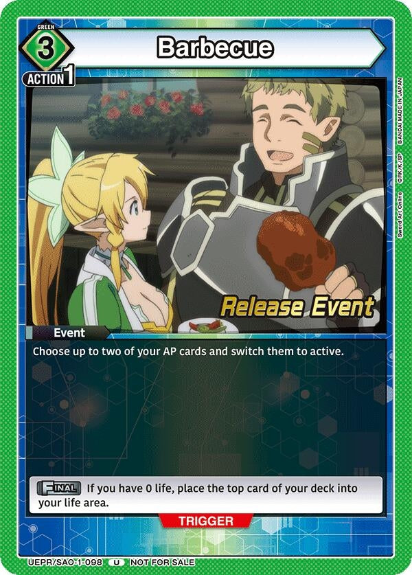 Image for Barbecue (UE07BT_RE) (UEPR/SAO-1-098) - Union Arena