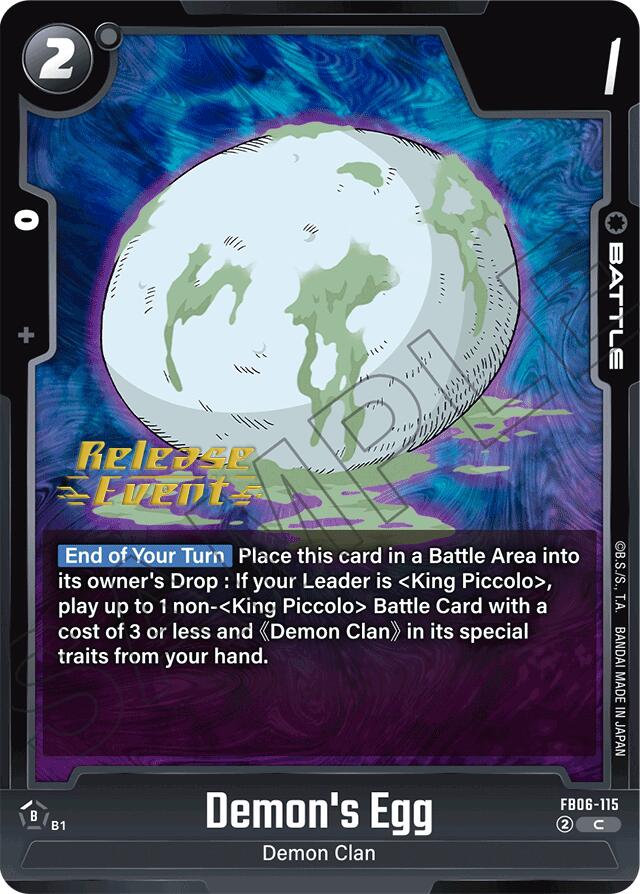 Demon's Egg [Rivals Clash Release Event Cards]