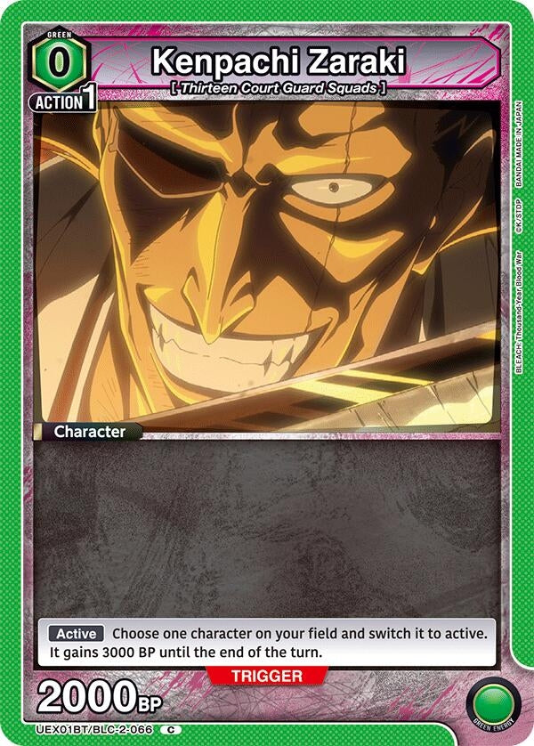 Image for Kenpachi Zaraki (Box Topper Foil) (UEX01BT) (UEX01BT/BLC-2-066) - Union Arena