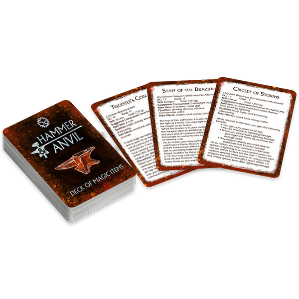 Hammer & Anvil (5E): Deck of Magic Items
