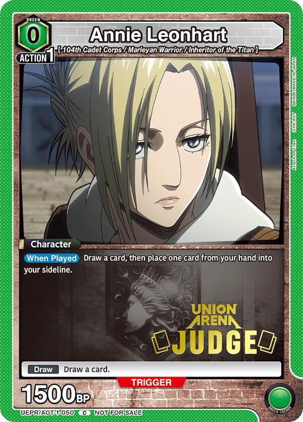 Image for Annie Leonhart (Judge Pack) (UEPR) (UEPR/AOT-1-050) - Union Arena
