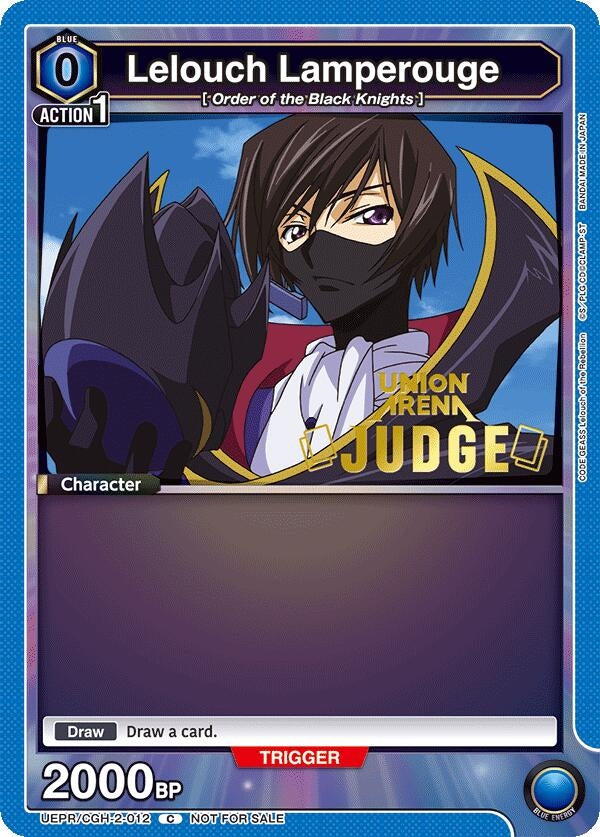 Image for Lelouch Lamperouge (Judge Pack) (UEPR) (UEPR/CGH-2-012) - Union Arena