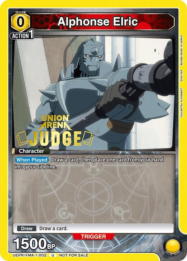 Image for Alphonse Elric (Judge Pack) (UEPR) (UEPR/FMA-1-002) - Union Arena