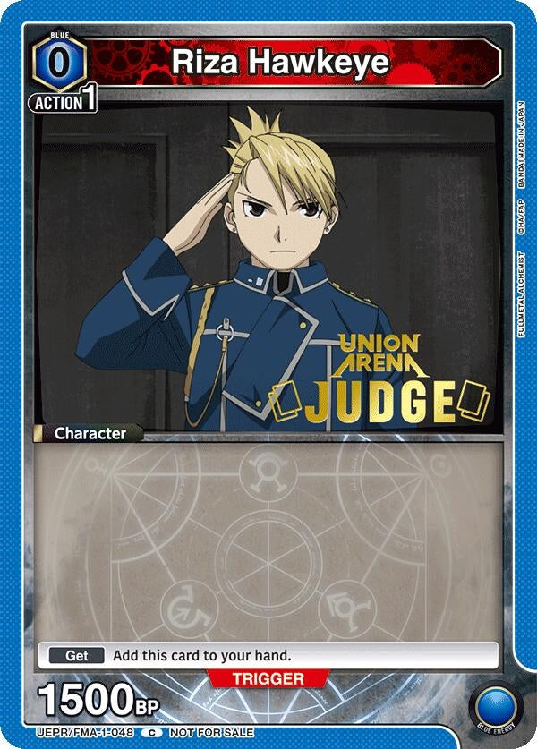Image for Riza Hawkeye (Judge Pack) (UEPR) (UEPR/FMA-1-048) - Union Arena