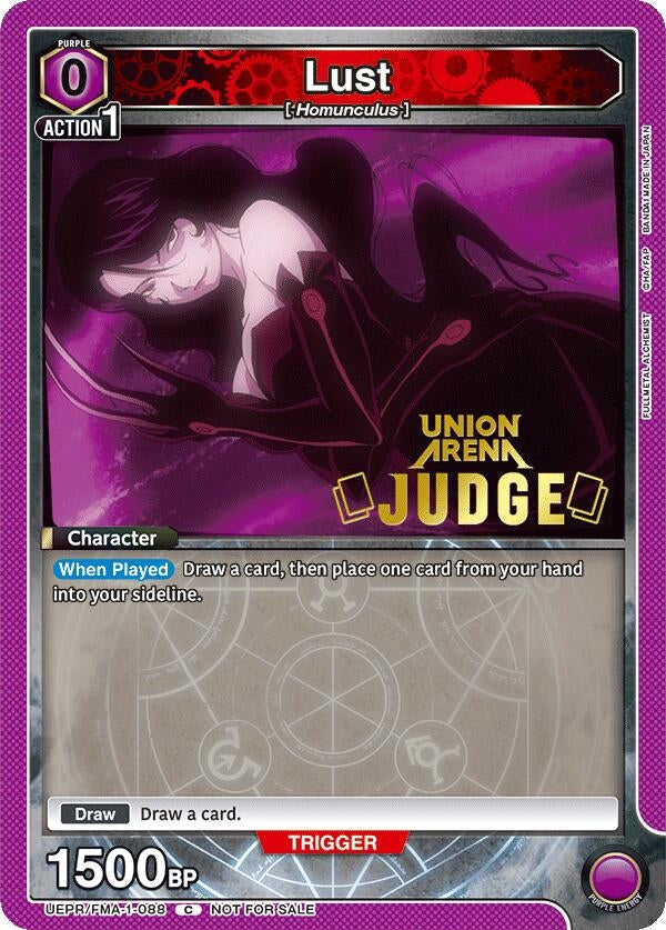 Image for Lust (Judge Pack) (UEPR) (UEPR/FMA-1-088) - Union Arena