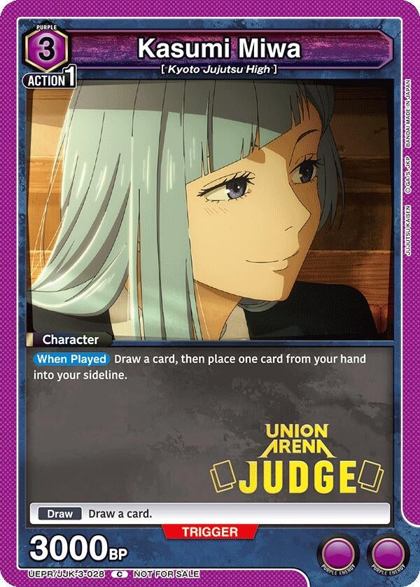 Image for Kasumi Miwa (Judge Pack) (UEPR) (UEPR/JJK-3-028) - Union Arena
