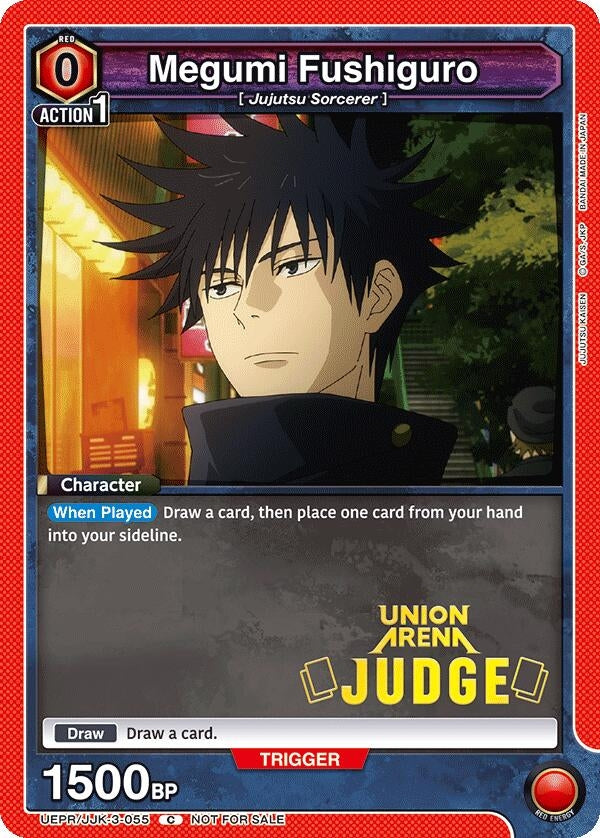 Image for Megumi Fushiguro (055) (Judge Pack) (UEPR) (UEPR/JJK-3-055) - Union Arena