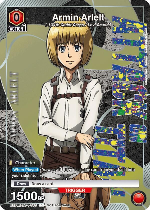 Image for Armin Arlelt (UEPR) (UEPR/AOT-1-075) - Union Arena